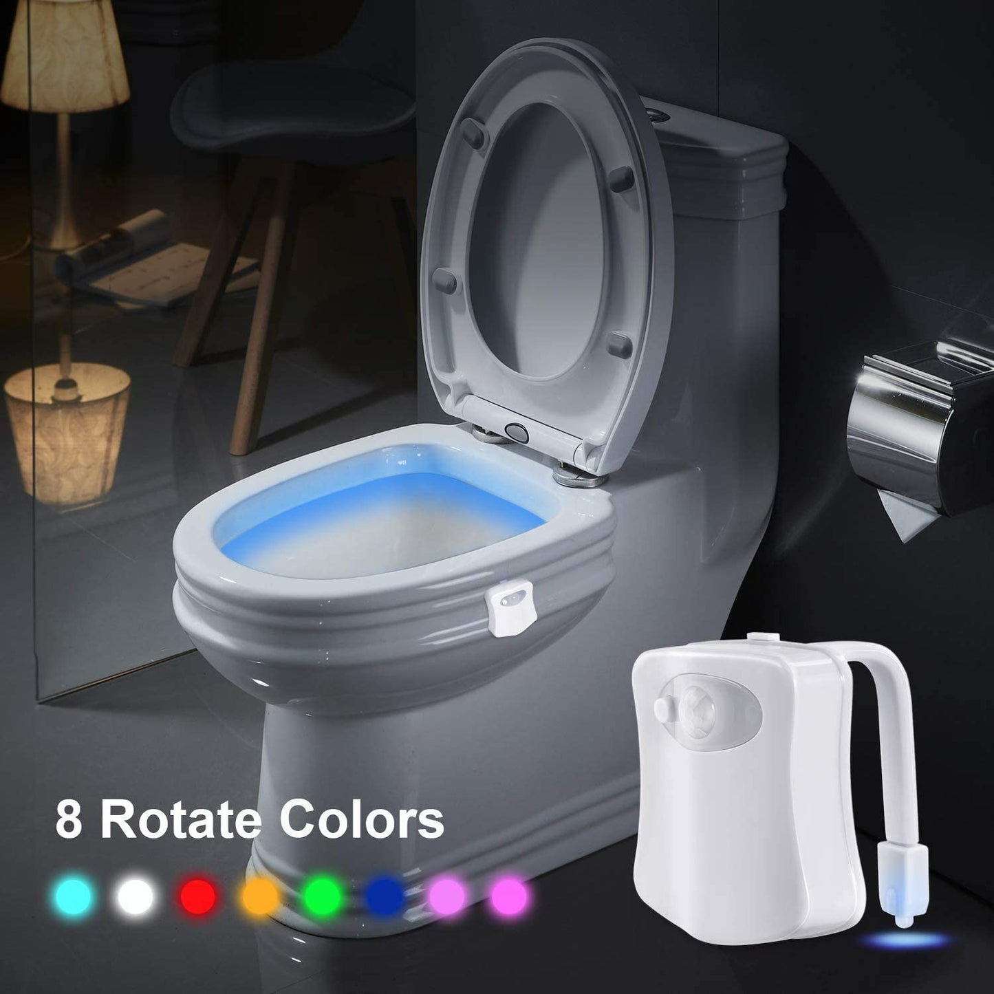 The Waterproof Toilet Bowl Nightlight