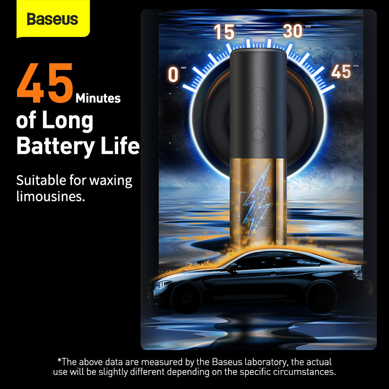Cordless Car Polishing Machine with long battery life. Actual use will be slightly different depending on specific circumstances.