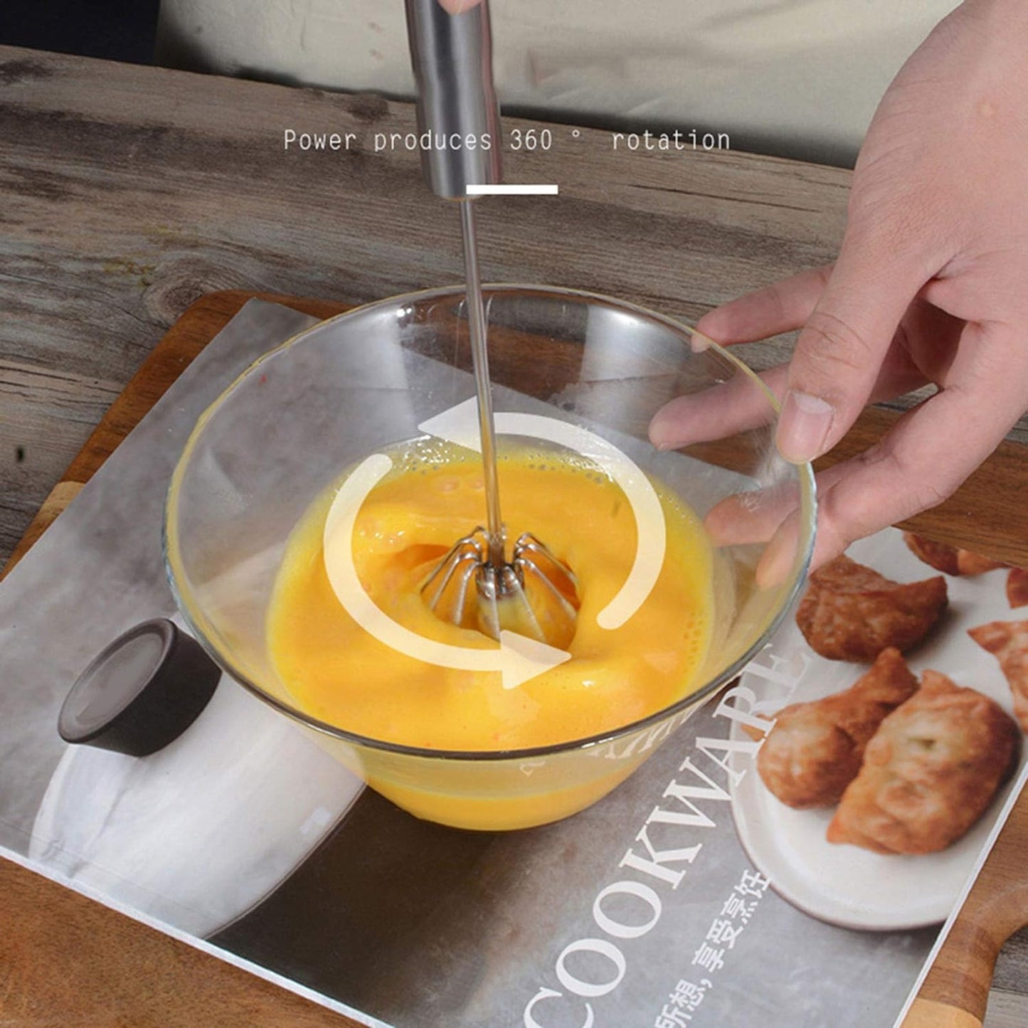 Effortless Egg Whisking Tool