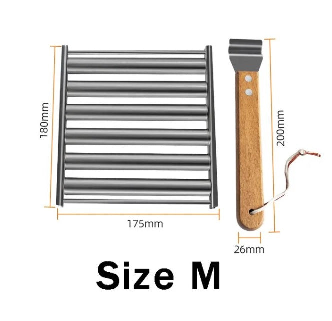 Premium Stainless BBQ Hot Dog Grill Roller